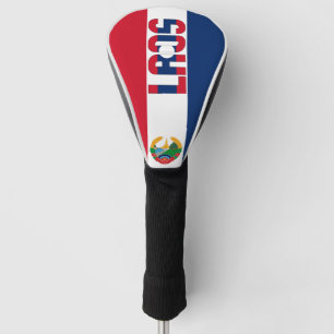 Laos Flag Gorgeous Patriotic Golf Head Cover