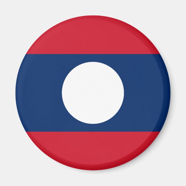 Laos Flag Magnet (Front)