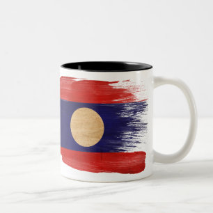 Laos Flag Mug