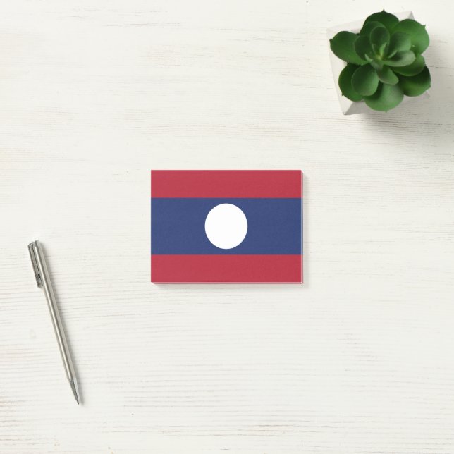 Laos flag post-it notes (Office)