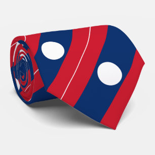 Laos Flag Tie