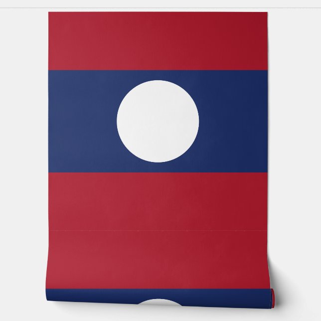 Laos flag wallpaper (Unrolling)