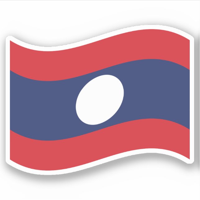 Laos Flag Wave (Front)