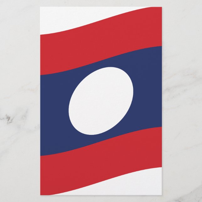 Laos Flag Wave (Front)