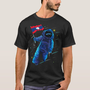 Laos Heritage Laosian Astronaut Moon  T-Shirt