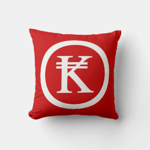 Laos Kip Lao / Laotian Money Sign Cushion