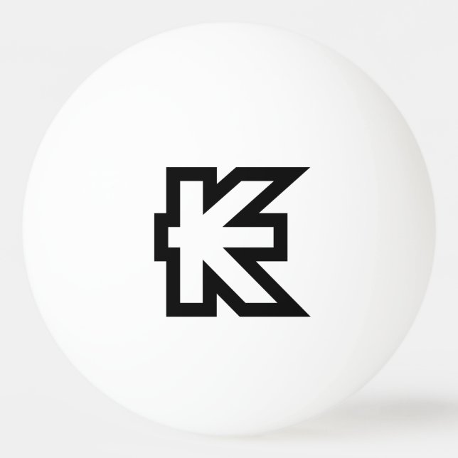 Laos Kip Lao / Laotian Money Sign Ping Pong Ball (Front)