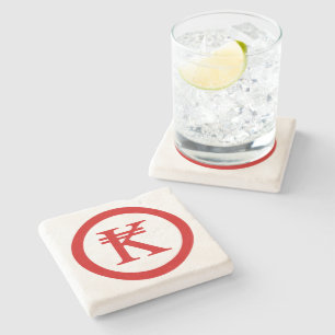 Laos Kip Lao / Laotian Money Sign Stone Coaster