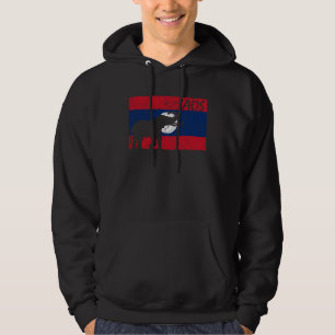 Laos Lao Laotian Proud Wild Elephants Former Natio Hoodie