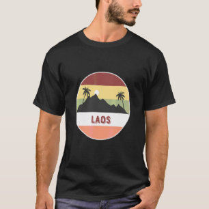 Laos Mountain And Palms T-Shirt