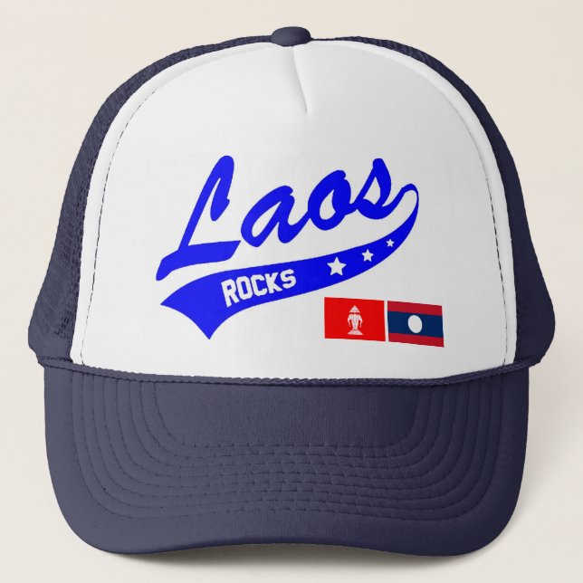 LAOS Rocks2 Trucker Hat (Front)