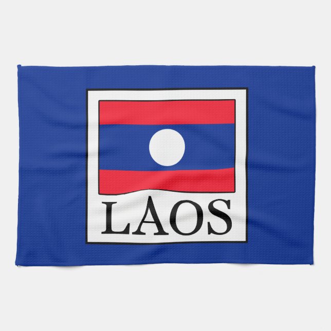 Laos Tea Towel (Horizontal)
