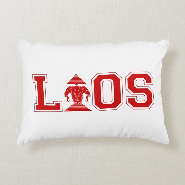 LAOS UNIVERSITY DECORATIVE CUSHION (Front)