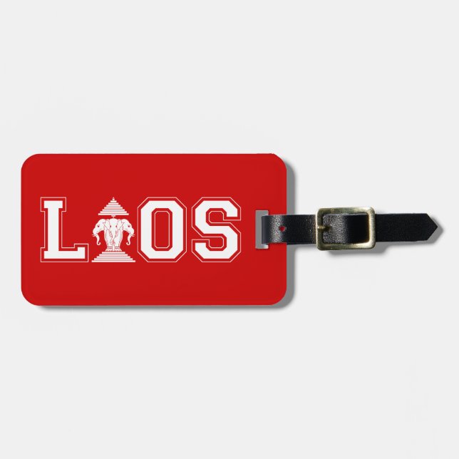 LAOS UNIVERSITY LUGGAGE TAG (Front Horizontal)