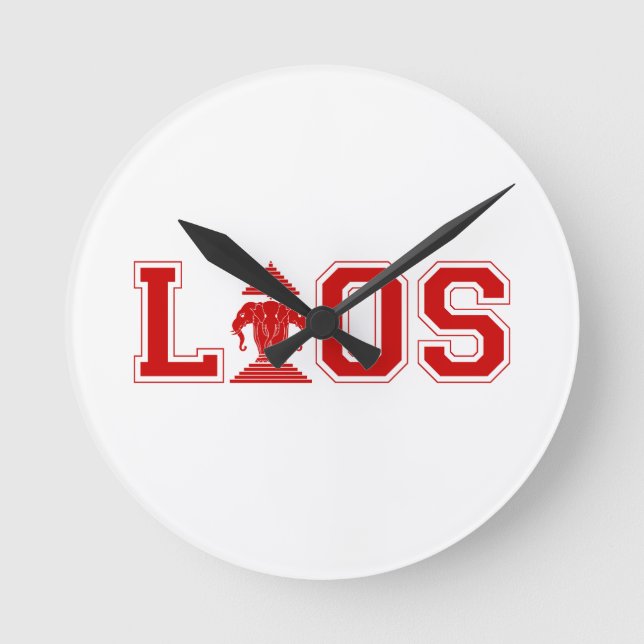LAOS UNIVERSITY ROUND CLOCK (Front)