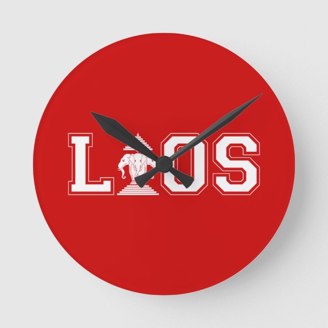 LAOS UNIVERSITY ROUND CLOCK (Front)