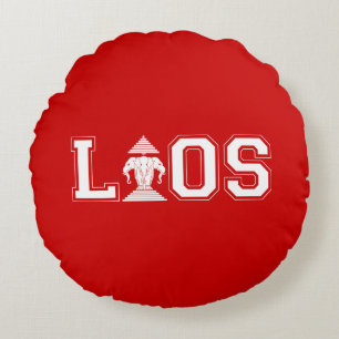 LAOS UNIVERSITY ROUND CUSHION
