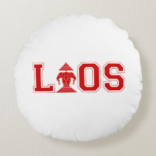 LAOS UNIVERSITY ROUND CUSHION