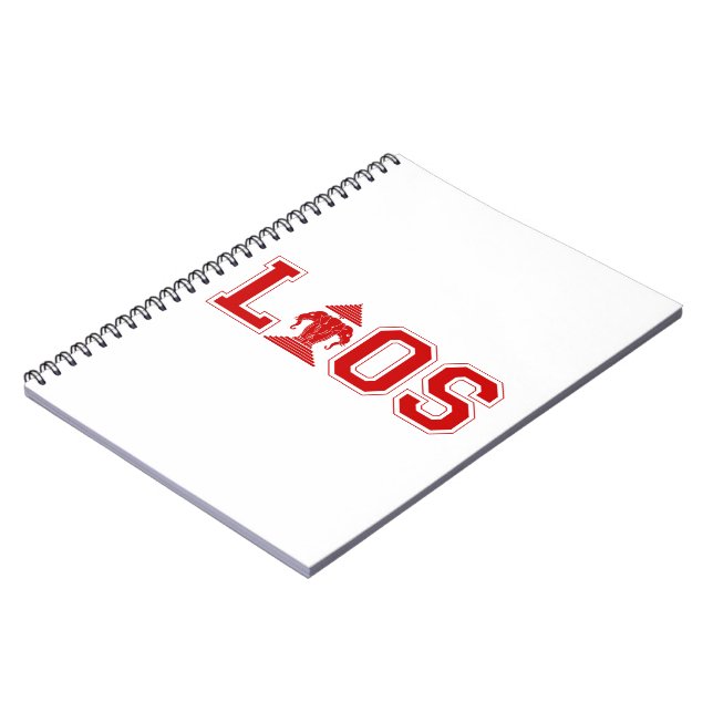LAOS UNIVERSITY SPIRAL NOTEBOOK (Left Side)