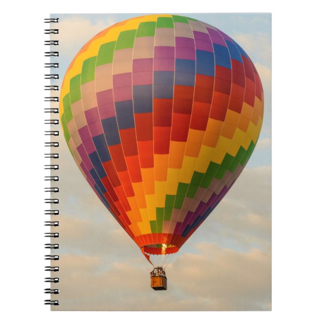 Laos, Vang Vieng. Hot air balloon Notebook (Front)