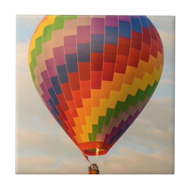 Laos, Vang Vieng. Hot air balloon Tile (Front)