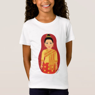 Laotian Matryoshka Girls T-Shirt