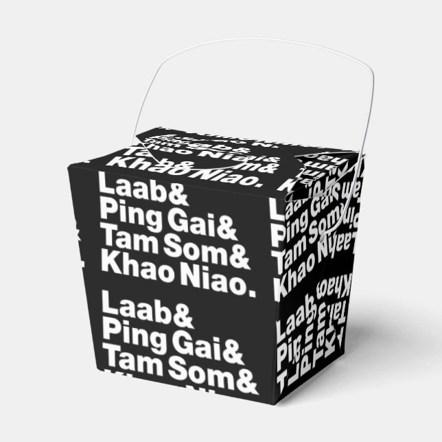 Laotian Street Food Favour Box (Front Side)