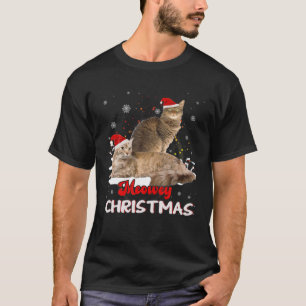 Laperm Cat Owner Christmas Xmas Cat Lover T-Shirt