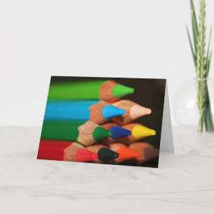 Lapices de Colores V Card