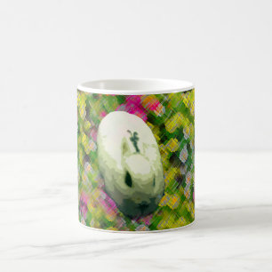 Lapin et de Fleurs Coffee Mug