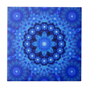 Lapis Crown Mandala Tile