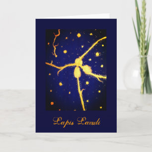 Lapis Lazuli Greeting Card