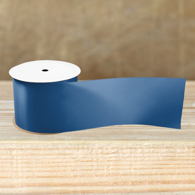Lapis Lazuli Solid Colour Satin Ribbon (Creator Uploaded)