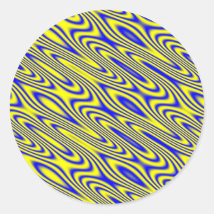 Lapis Lazuli Swirlies Abstract Pattern Stickers