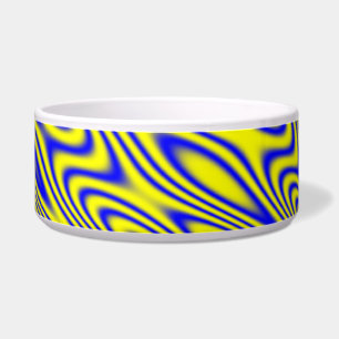 Lapis Lazuli Swirls Dog Bowl
