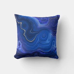 Lapis Lazuli Throw Pillow