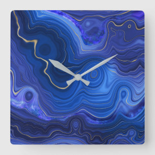 Lapis Lazuli Wall Clock