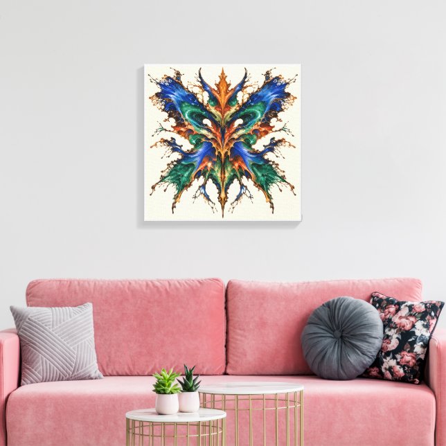 Lapis Totem Canvas Print (Insitu(LivingRoom))
