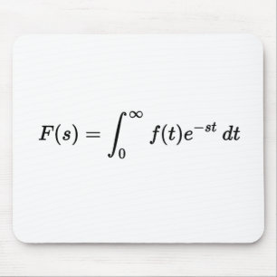 Laplace transform equation, math basics mouse pad