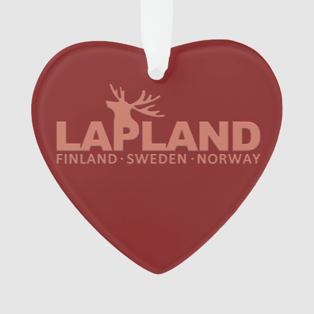 LAPLAND custom colour ornament (Front)