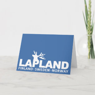 LAPLAND custom greeting card