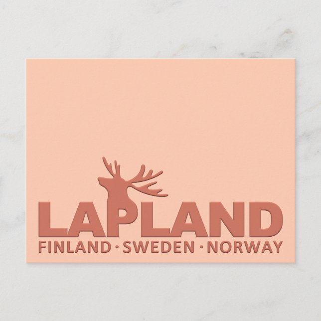 LAPLAND custom postcard (Front)
