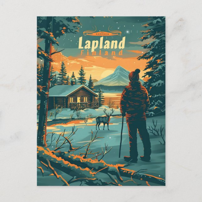 Lapland Finland Postcard (Front)