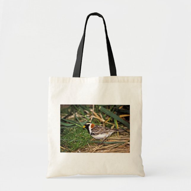 Lapland Longspur Tote Bag (Front)