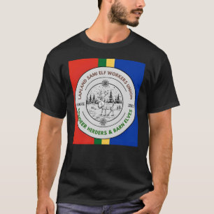 Lapland Sami Elf Workers Union Reindeer Herders T-Shirt