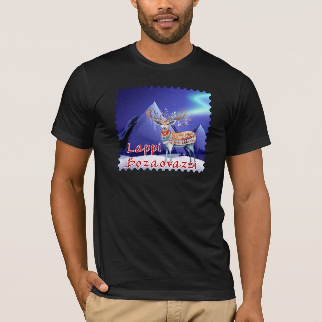 Lapland Sami Reindeer Herders 🦌 Lappi Bozaovazzi T-Shirt (Front)