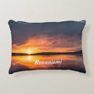 Lapland Sunset Decorative Cushion