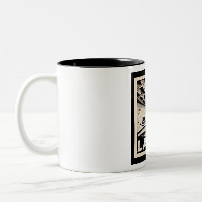 Lapnap: Hidden Music Server  Two-Tone Coffee Mug (Left)