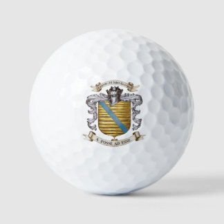 Laporte dit Saint Georges Family Crest Golf Balls