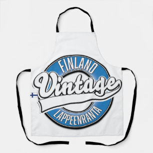 Lappeenranta Finland travel logo Apron